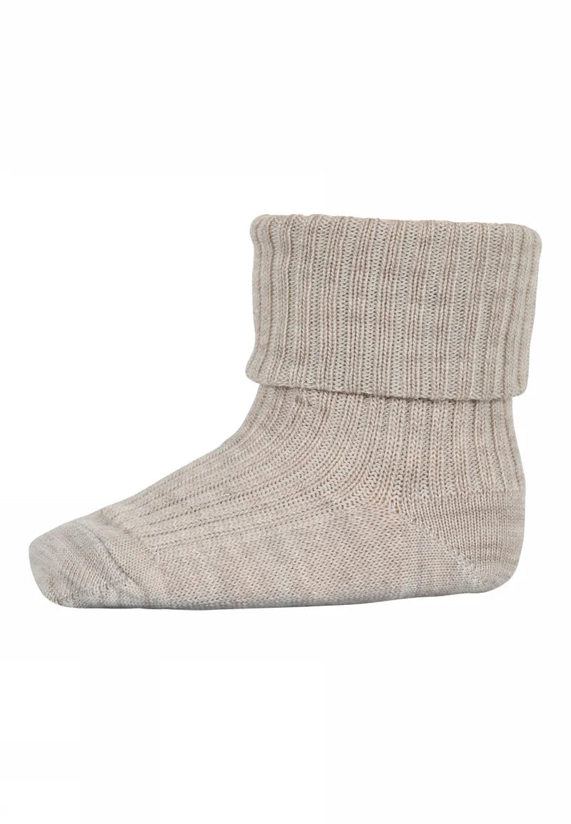 Mp Denmark Hilde Baby Socks 59057 Beige Melange 108