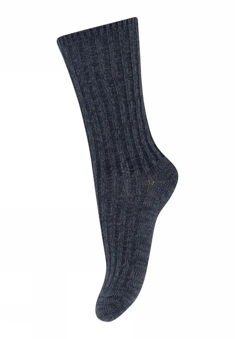 Mp Denmark Quinn Socks 59055 Dark Denim Melange 498