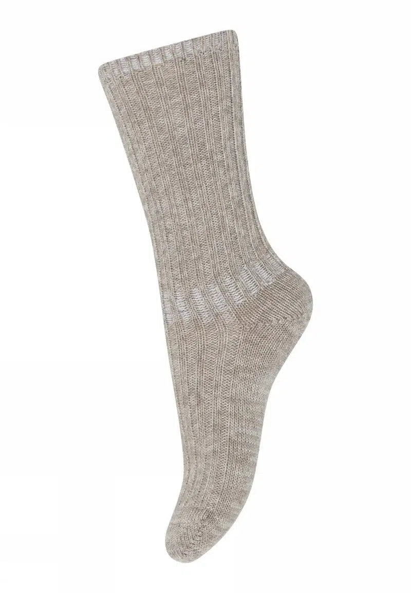 Mp Denmark Quinn Socks 59055 Light Brown Melange 489