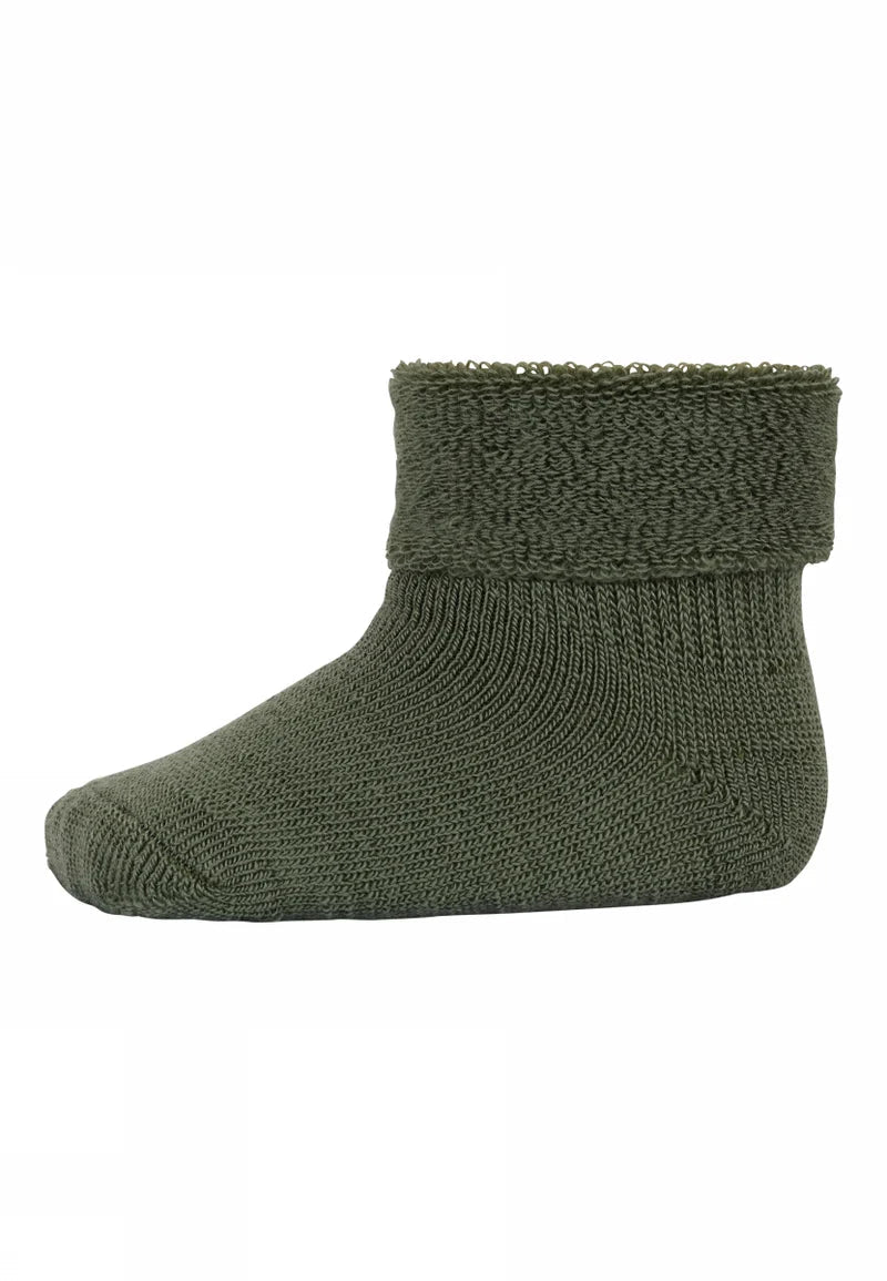 Mp Denmark Wool Baby Socks 722 Olivine 1235