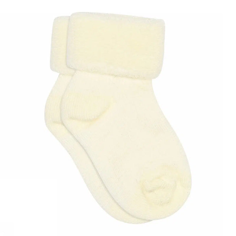 Mp Denmark Wool Baby Socks 722 Snow White 432