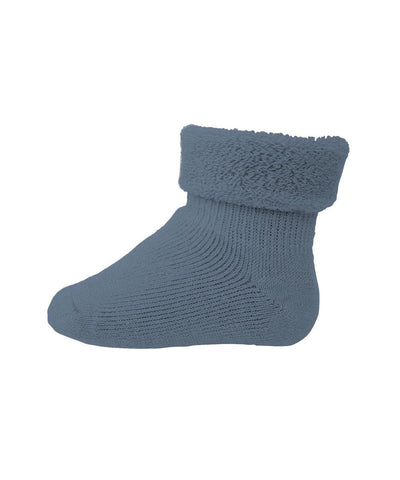 Mp Denmark Wool Baby Socks 722 Stone Blue 4222