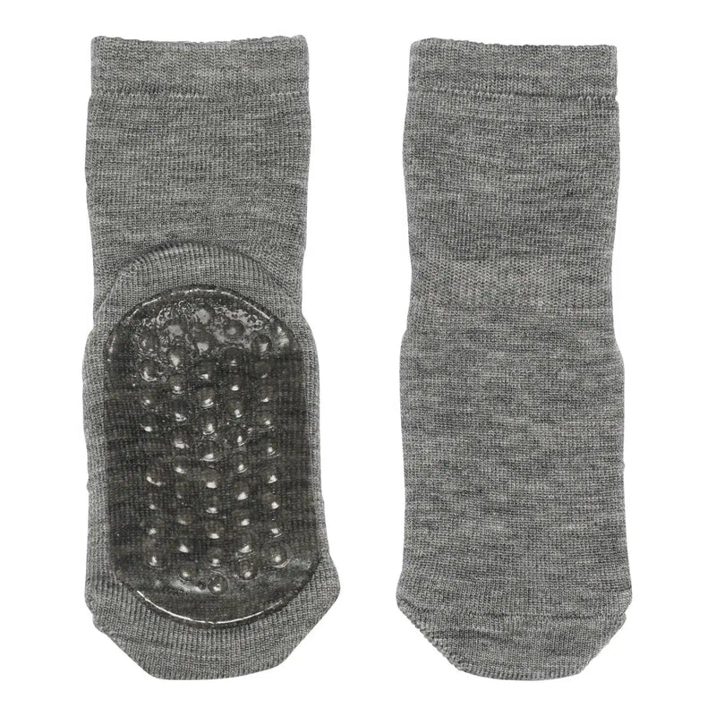 Mp Denmark Wool Socks Anti-slip 7951 Grey Melange 491