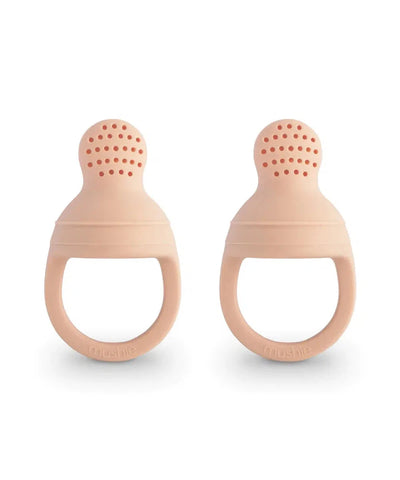 Mushie Fresh Food Feeder 2-Pack Blush