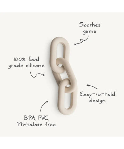 Mushie Teether Link Shifting Sand