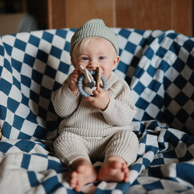 Mushie Teething Ring Space