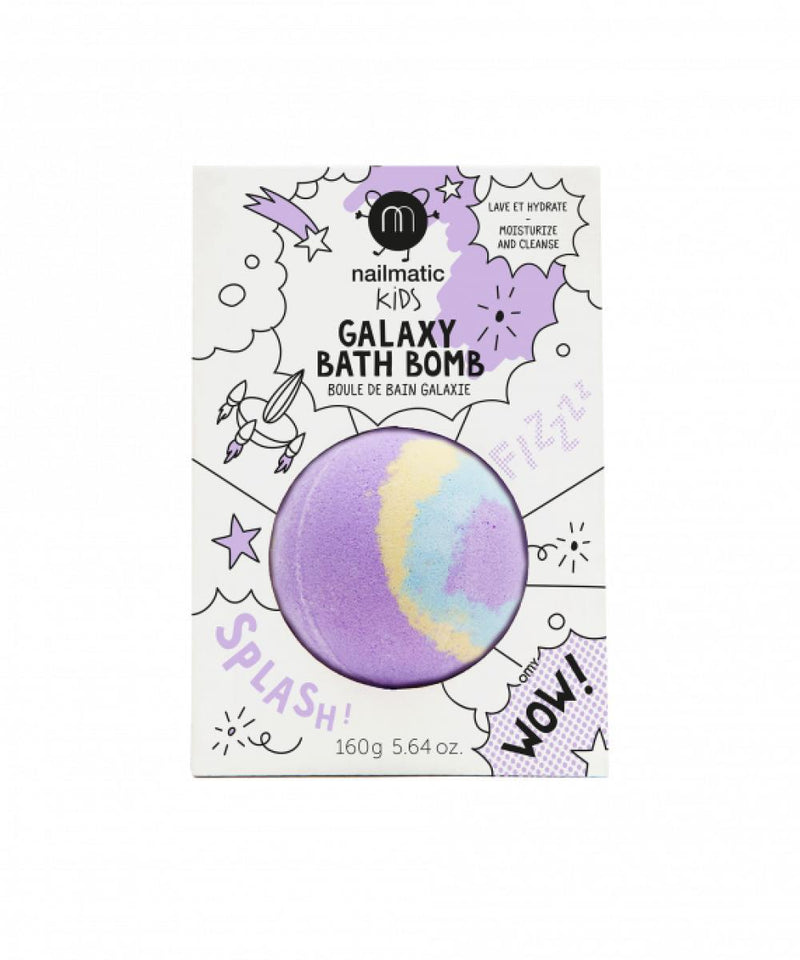 Nailmatic Bath Bomb Pulsar Violet Yellow Blue