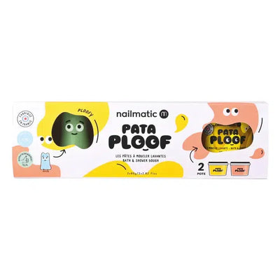 Nailmatic Pataploof Bath & Shower Dough - Yellow & Orange + Ploofy