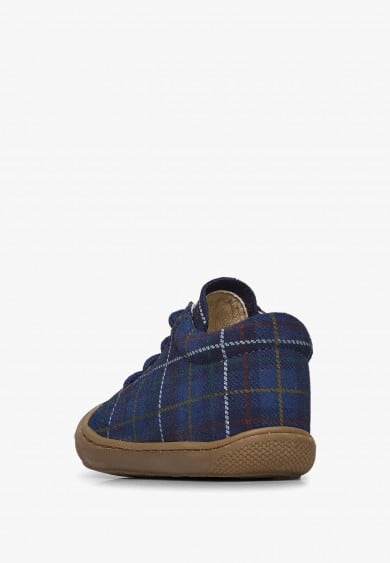 Naturino Cocoon Suede Pr. Tartan Navy Multi