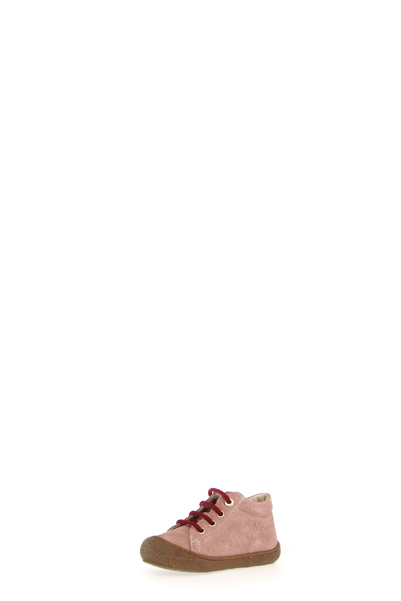 Naturino Cocoon Suede Sole Honey Rose-Berry Red