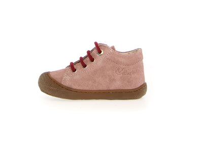 Naturino Cocoon Suede Sole Honey Rose-Berry Red