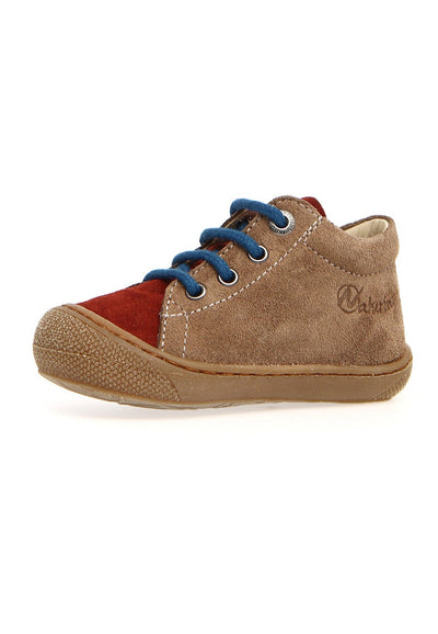 Naturino Cocoon Suede Sole Rust Light Brown