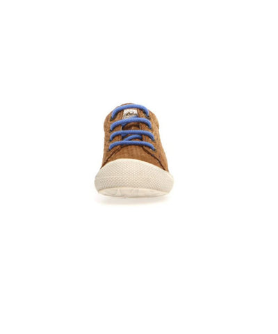 Naturino Cocoon Suede Woven Brown-Indigo