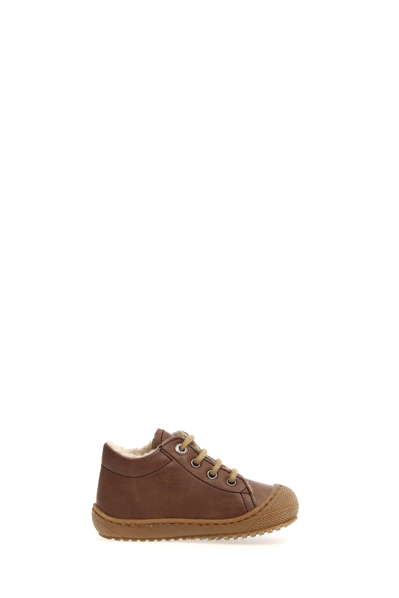 Naturino Racoon Calf Waxed Spazz. Lin. Wool Light Brown