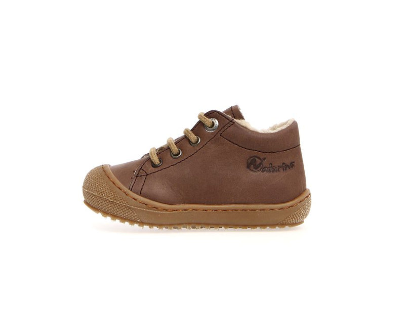 Naturino Racoon Calf Waxed Spazz. Lin. Wool Light Brown