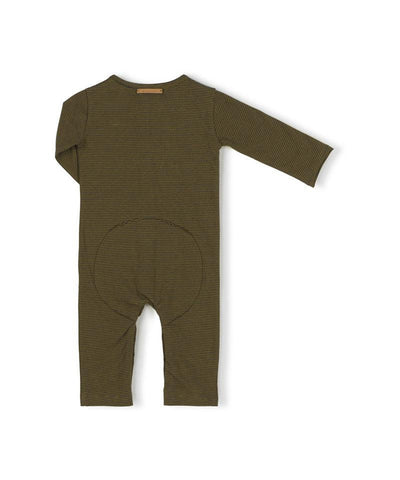 Nixnut Baby Butt Onesie Night Stripe