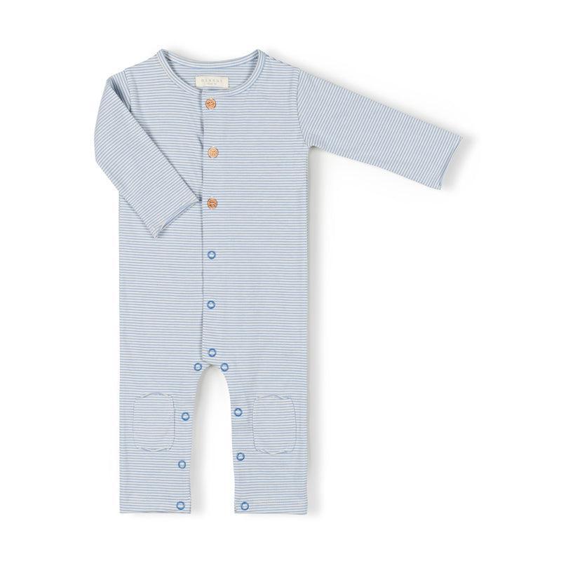 Nixnut Baby Butt Onesie Sky Stripe