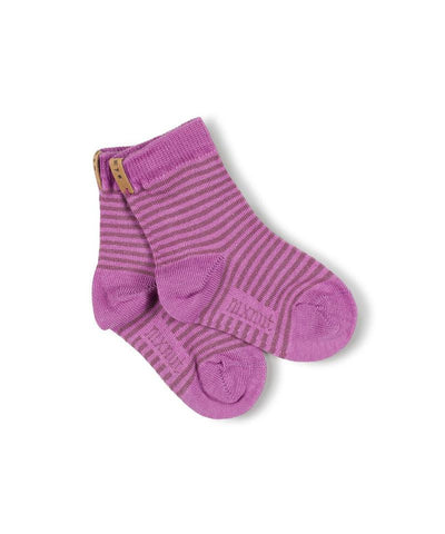 Nixnut Baby Striped Socks Berry