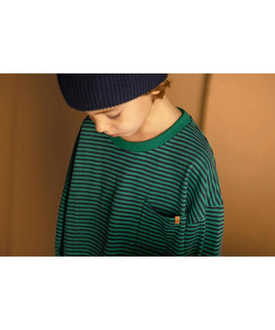 Nixnut Drop Shirt Navy Stripe