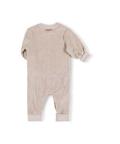 Nixnut Snap Onesie Beige