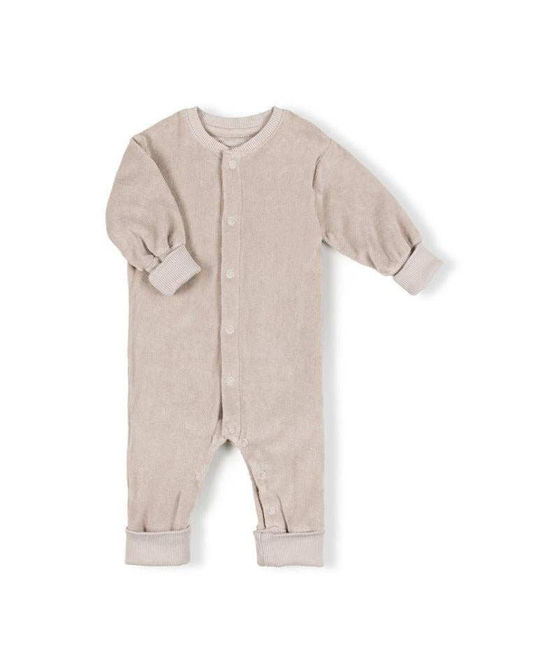 Nixnut Snap Onesie Beige