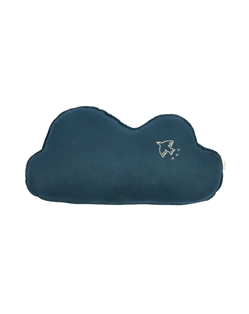 Nobodinoz Cloud Cushion Deep Blue