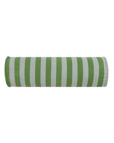 Nobodinoz Cylinder Cushion Green Blue Stripes