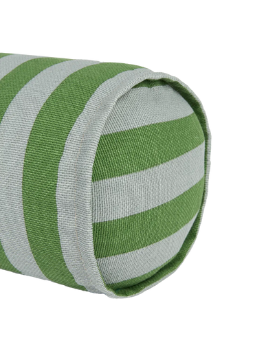 Nobodinoz Cylinder Cushion Green Blue Stripes