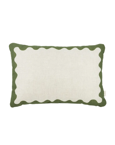 Nobodinoz Rectangular Cushion L Green