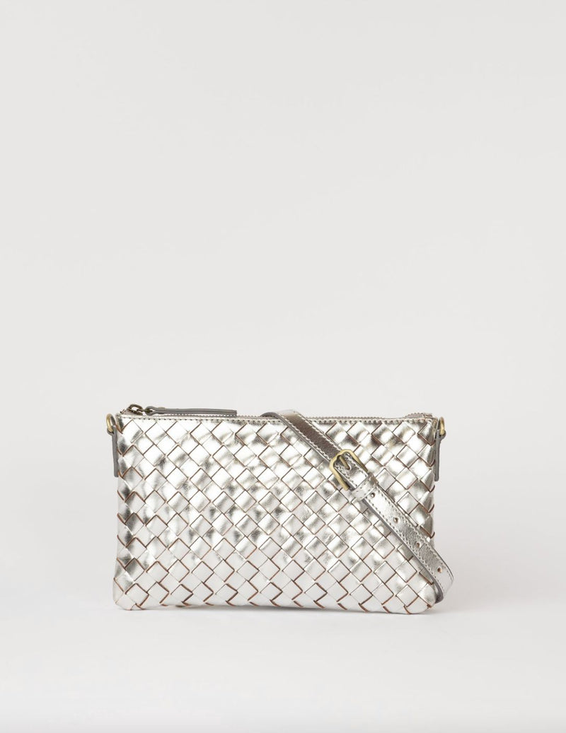 O My Bag Audrey Lexi Cognac Silver