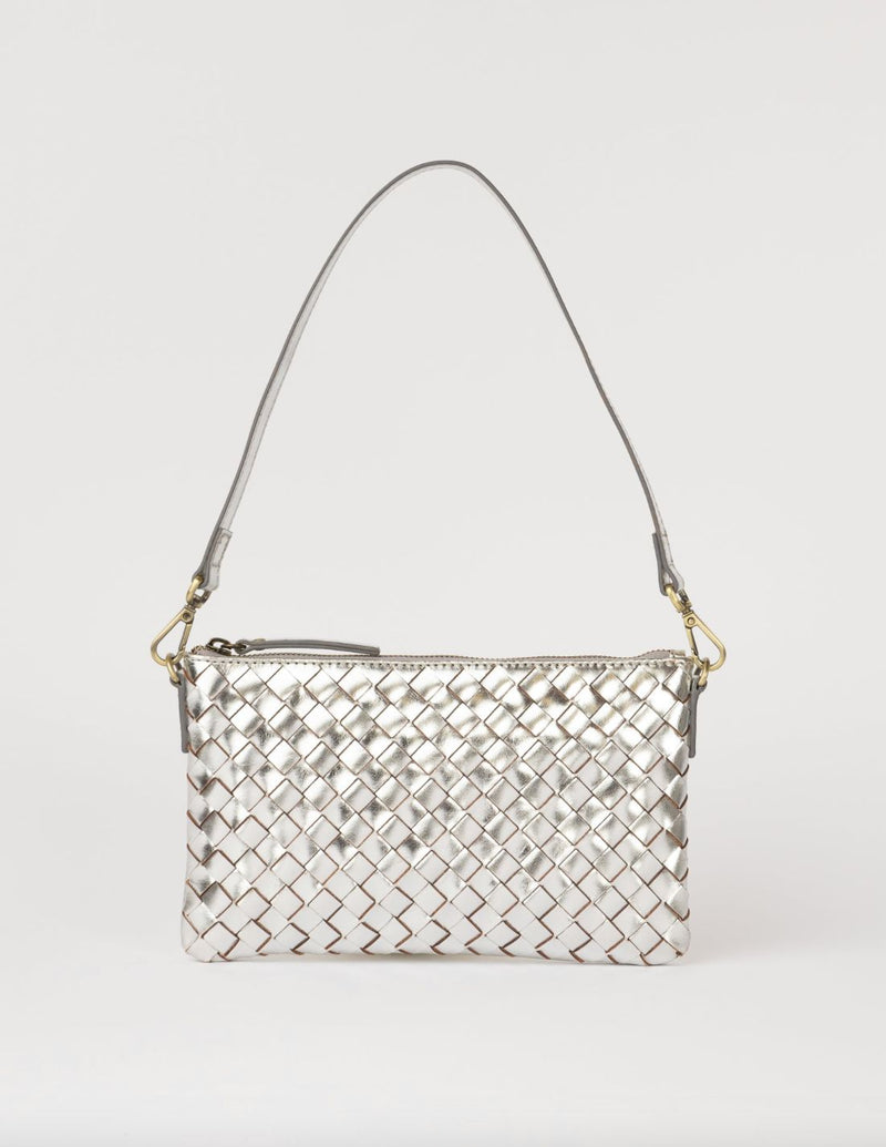 O My Bag Audrey Lexi Cognac Silver