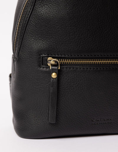 O My Bag Ivy Mini Backpack black Soft Grain Leather