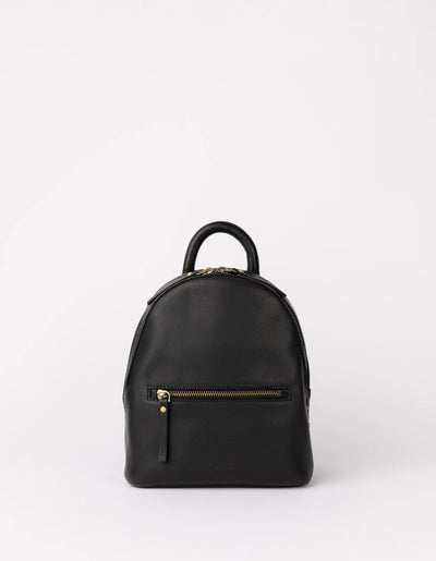 O My Bag Ivy Mini Backpack black Soft Grain Leather