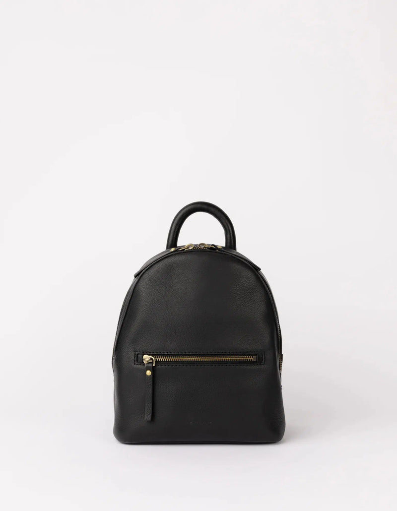 O My Bag Ivy Mini Backpack black Soft Grain Leather