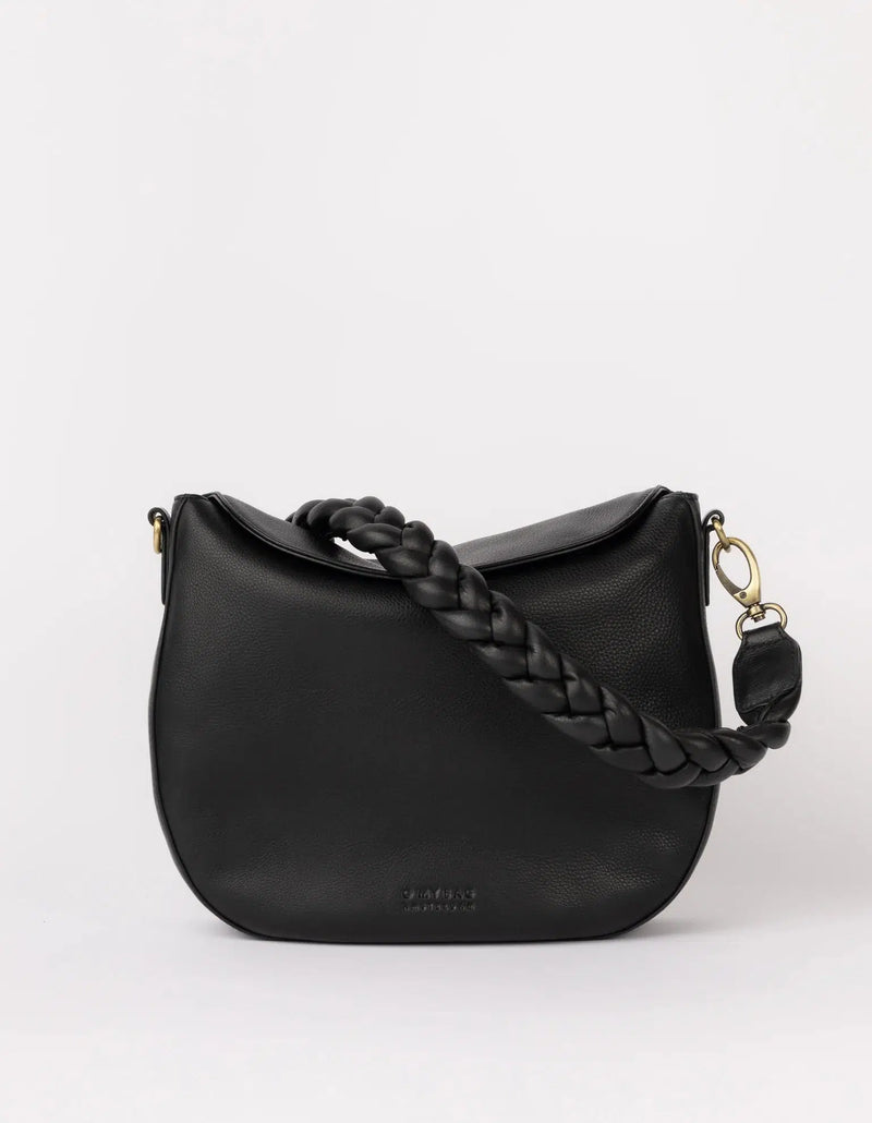 O My Bag Lana Black Soft Grain Leather