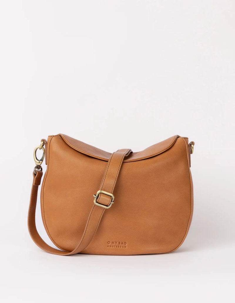 O My Bag Lana Cognac Soft Grain Leather