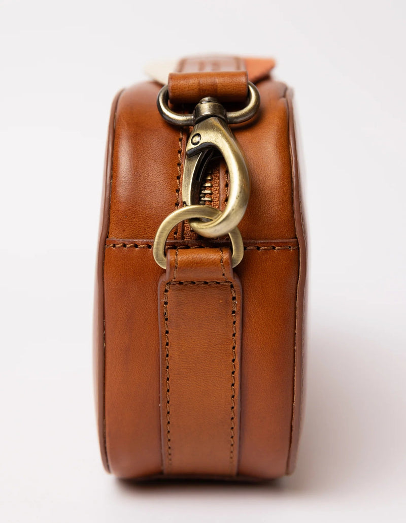 O My Bag Maya Cognac Classic Leather