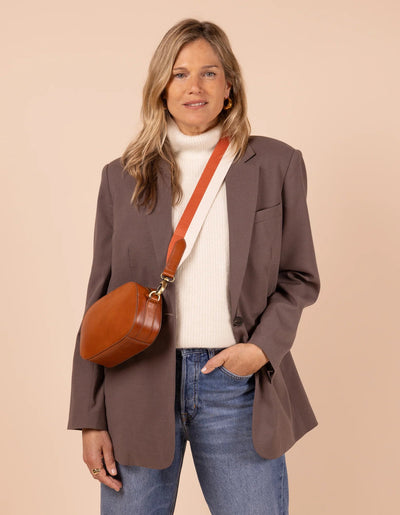 O My Bag Maya Cognac Classic Leather