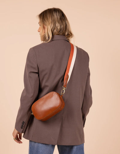 O My Bag Maya Cognac Classic Leather