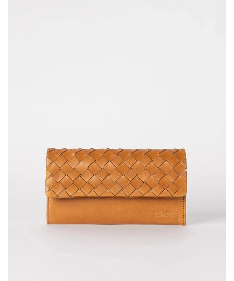 O My Bag Pau’s Pouch Cognac Woven Classic Leather