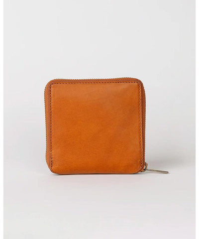 O My Bag Sonny Square Wallet Cognac Stromboli Leather