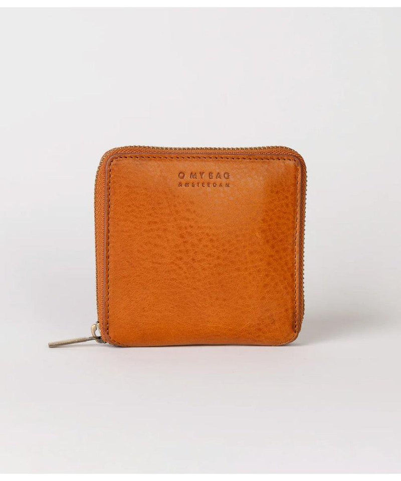 O My Bag Sonny Square Wallet Cognac Stromboli Leather