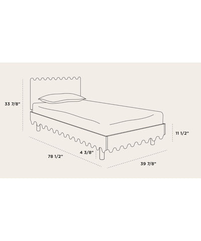 Oeuf Moss Twin Bed