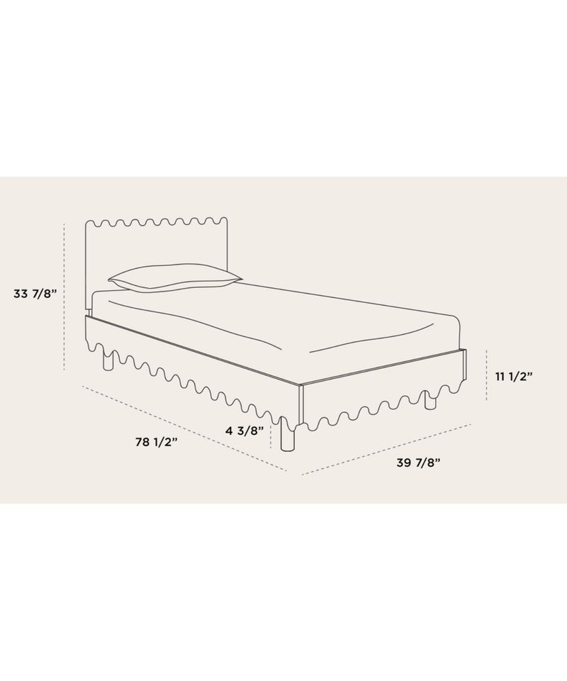 Oeuf Moss Twin Bed