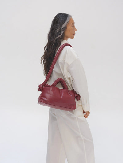 Ölend Mini Ona Vegan Leather Bag Cherry Red