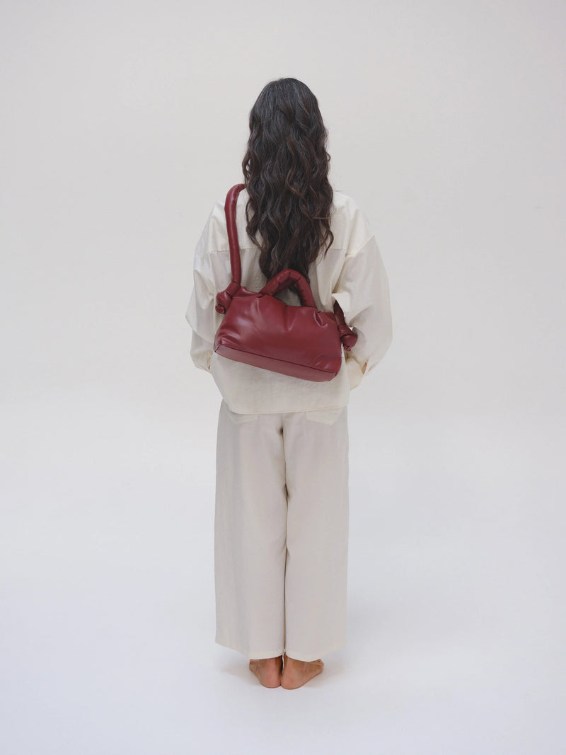 Ölend Mini Ona Vegan Leather Bag Cherry Red