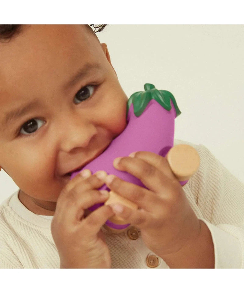 Oli & Carol Emma The Eggplant Baby Car Toy