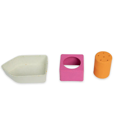 Oli & Carol Upcycled Bath Toy Boat Pink