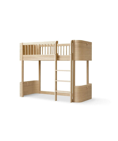 Oliver Furniture Mini+ Low Loft Bed oak