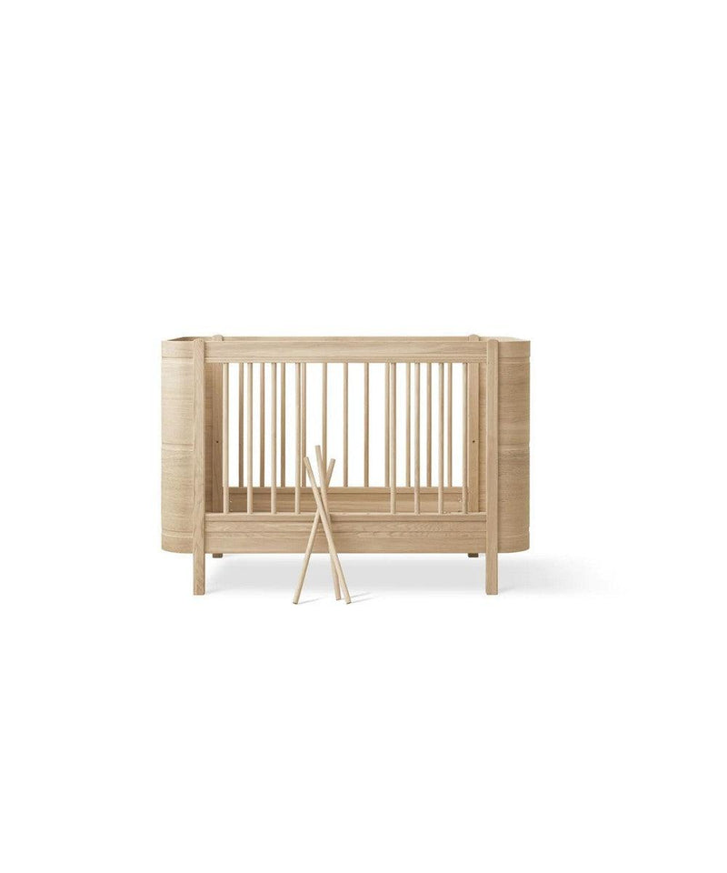 Oliver Furniture Wood Mini+ Cot bed excl. junior kit, oak